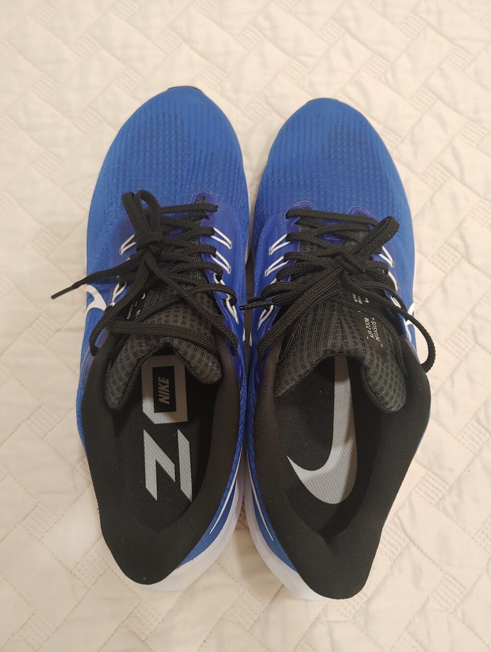 Nike Zoom Pegasus 39 Men's Size 12 Blue Running Shoes Pristine Condition - Picture 6 of 15